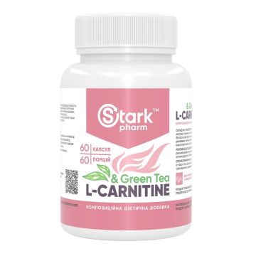 Stark L-Carnitine/Green Tea Extract 600mg - 60 капсул