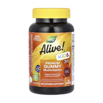 Premium Kids Multivitamin Cherry, Orange Grape - 90 жувальних цукерок