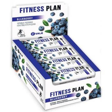 Fitness Plan Muesli Bar Bluberry - 30x25 гр