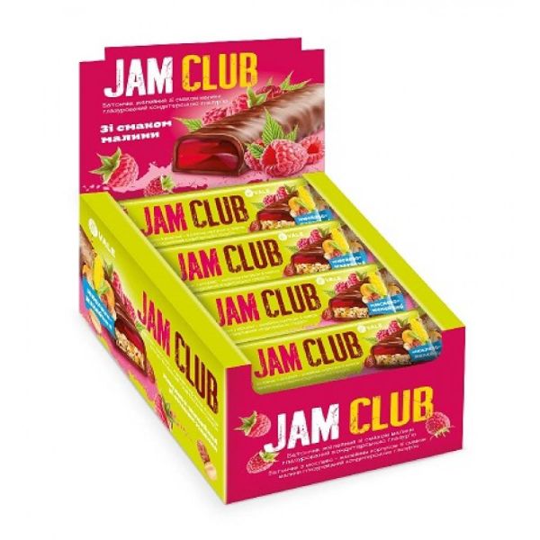 Jam Club Muesli Jelly with Raspberry - 24x40 гр
