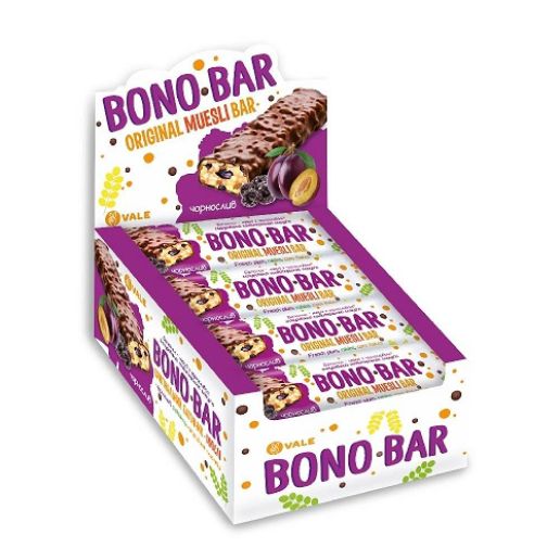 Bono Bar Original Muesli French Plum - 20х40 гр