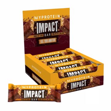 Impact Protein Bar Caramel Nut - 12x64 гр