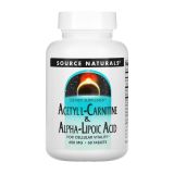 Acetyl L-Carnitine & Alpha-Lipoic Acid 650mg - 60 таблеток