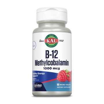 B-12 Methylcobalamin 1000 мкг. Raspberry - 90 таб.
