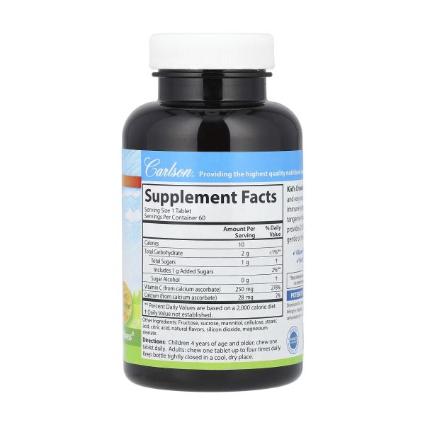 Carlson For Kids Chewable Vitamin C - 60 таб.