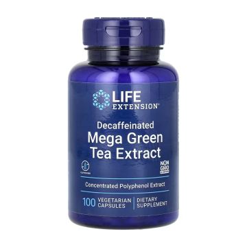 Decaffeinated Mega Green Tea Extract - 100 вег. капсул