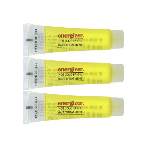 Energizer Hot Jojoba Oil Hair Treatment 3 Reclosable Tubes - 14.8 мл.