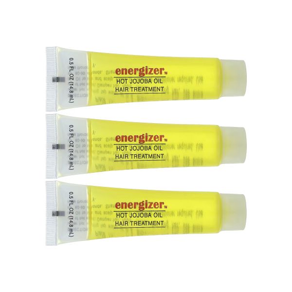 Energizer Hot Jojoba Oil Hair Treatment 3 Reclosable Tubes - 14.8 мл.