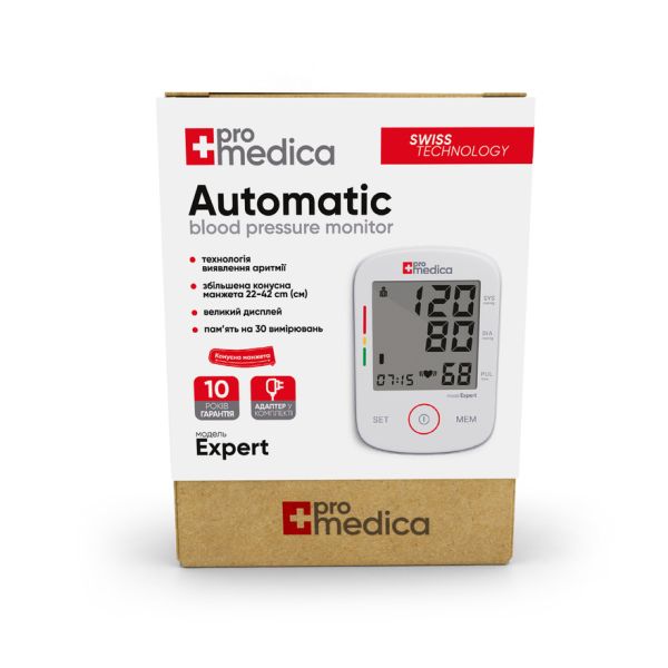 Автоматичний електронний тонометр ProMedica Expert