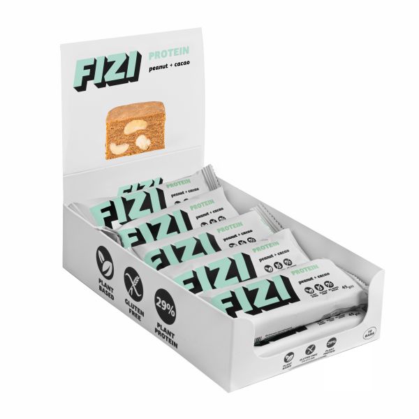 FIZI Protein Bar Peanut-Сacao - 10х45 гр