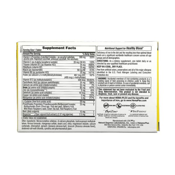 Hema-Plex -10 tabs / 6 box