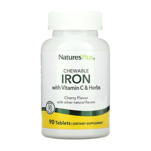 Iron 27 mg with Vitamin C Herbs - 90 таб.