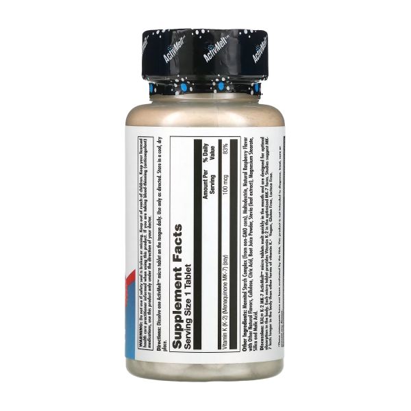 K-2 MK-7 ActivMelt 100 mcg - 60 таблеток