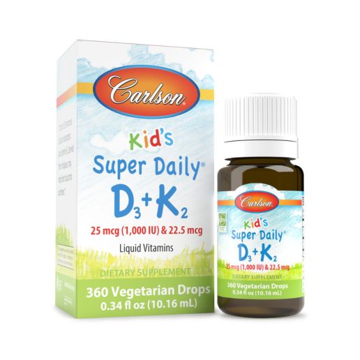 Kids Super Daily D3+K2 - 360 капель.
