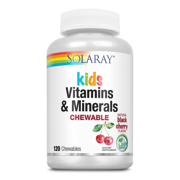 Kids Vitamins & Minerals Black Cherry - 120 жувальних таблеток