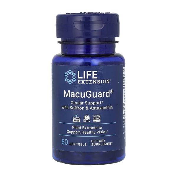 MacuGuard® Ocular Support with Saffron & Astaxanthin - 60 мяг. капсул