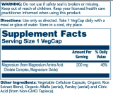 Magnesium 200mg - 100 вег. капсул