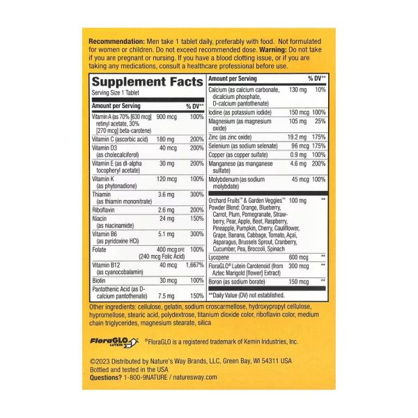 Men's 50+ Complete Multivitamin - 50 таб.