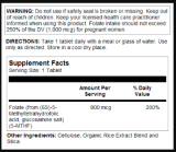 Methyl Folate 800mcg - 90 таблеток