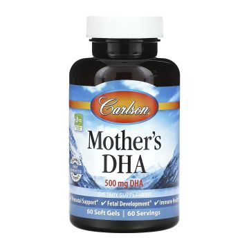 Mother's DHA 500mg - 60 м’яких капсул