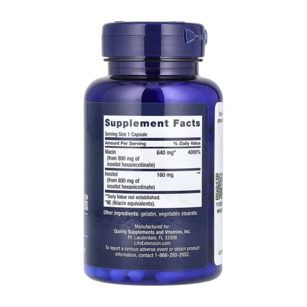 No Flush Niacin 640 мг. - 100 капсул