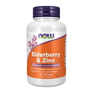 Чорниця, цинк, бузина, вітамін С і бузина / Elderberry and Zinc NOW
