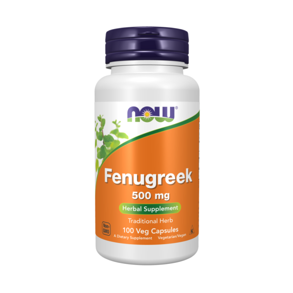 Пажитник у капсулах / Fenugreek 500 г №100 NOW