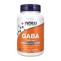 Гамма-аміномасляна кислота / GABA 500 мг №100 NOW