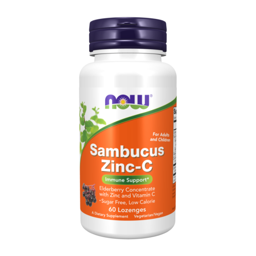 Цинк з вітаміном С та бузиною / Sambucus Zinc-C NOW