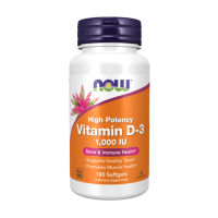 Високоактивний вітамін D-3 1000 МО / Vitamin D-3 1000 IU 25 мкг NOW