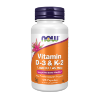 Вітамин D-3/K-2 / Vitamin D-3/K-2 1000 МО 45 мкг NOW