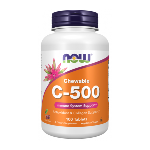 Жевательный витамин С-500 / Chewable C-500 NOW