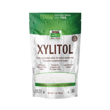 Натуральний підсолоджувач / Real Food Xilitol 454 г NOW