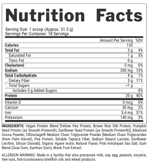 Plant Protein Vanilla Caramel - 540 гр.
