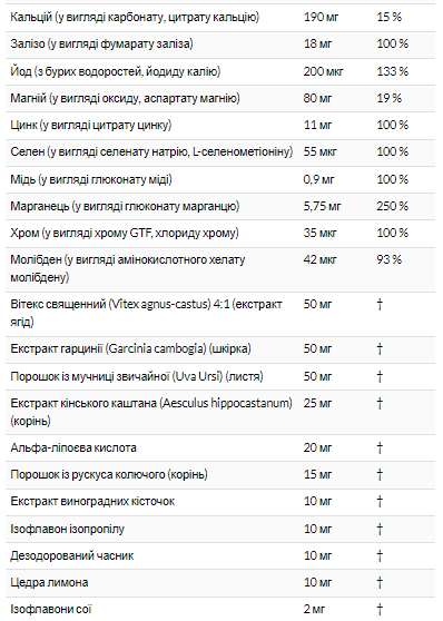 Opti-women - 120 таблеток