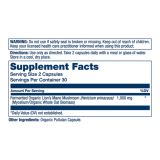 Organic Lion's Mane Fermented 1000mg - 60 капсул