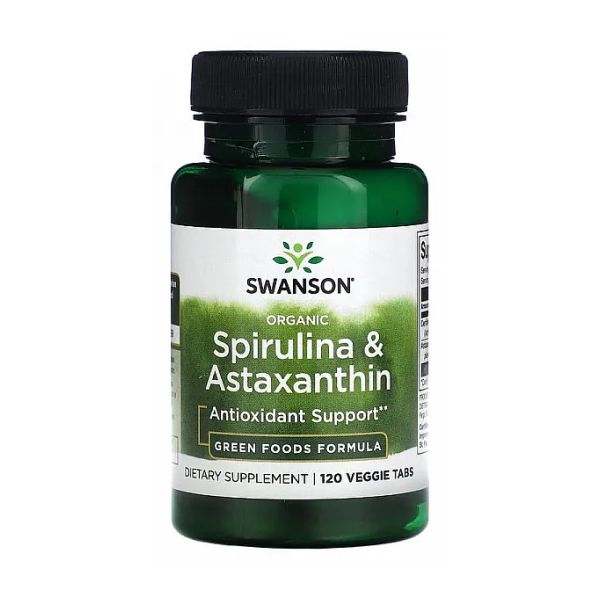 Organic Spirulina & Astaxanthin - 120 таблеток