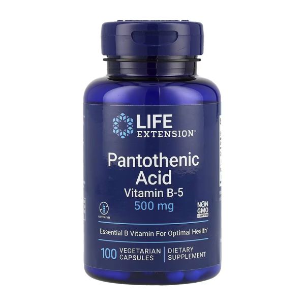 Pantothenic Acid 500 мг. - 100 вег. капсул
