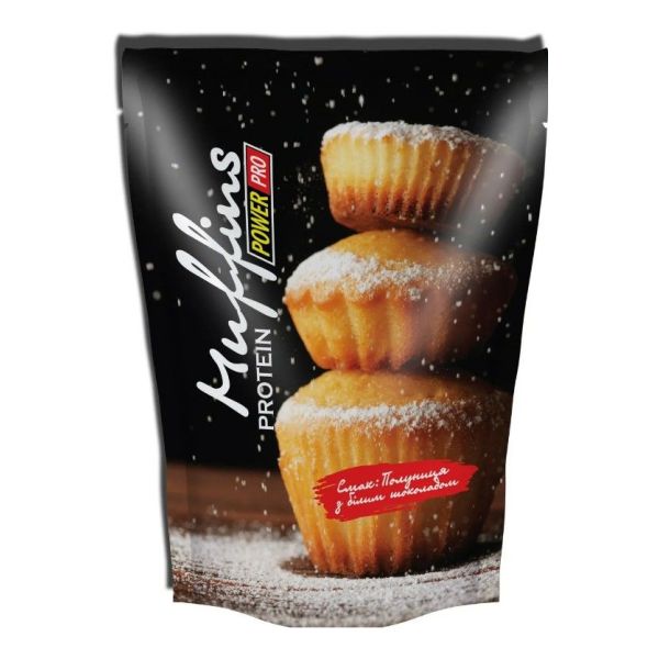 Protein Muffins Strawberry White Chocolate - 600 гр.