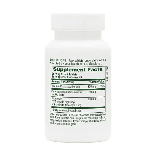 Quercetin + VIT C Bromelain - 90 таб.