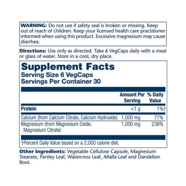 Cal-Mag Citrate - 180 вег. капсул