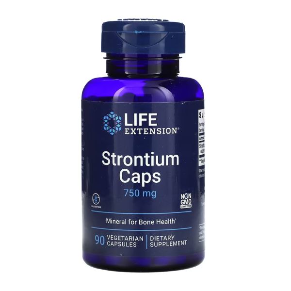 Strontium капсул 750 мг. - 90 вег. капсул
