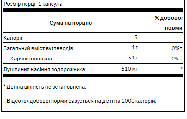 Psyllim Husks 610mg - 300 капсул