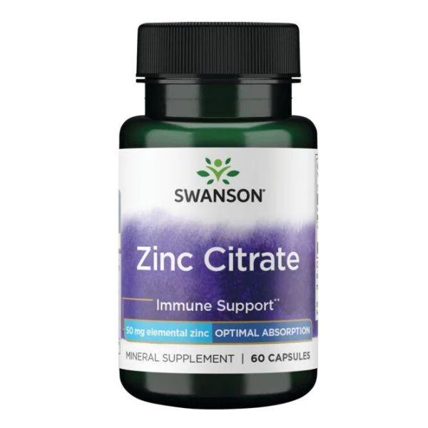 Zinc Citrate 50mg - 60 капсул