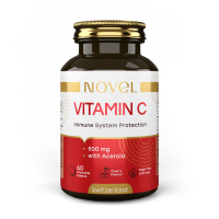 Вітамін C 500 мг + Ацерола жувальні / Vitamin C with Acerola №60 NOVEL