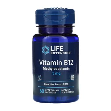 Vitamin B12 Methylcobalamin 5 mg - 60 веган. леденцов