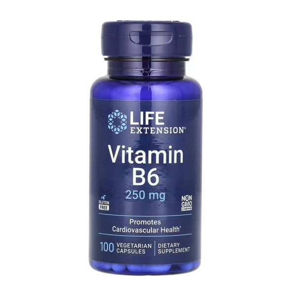 Vitamin B6 250 мг. - 100 вег. капсул