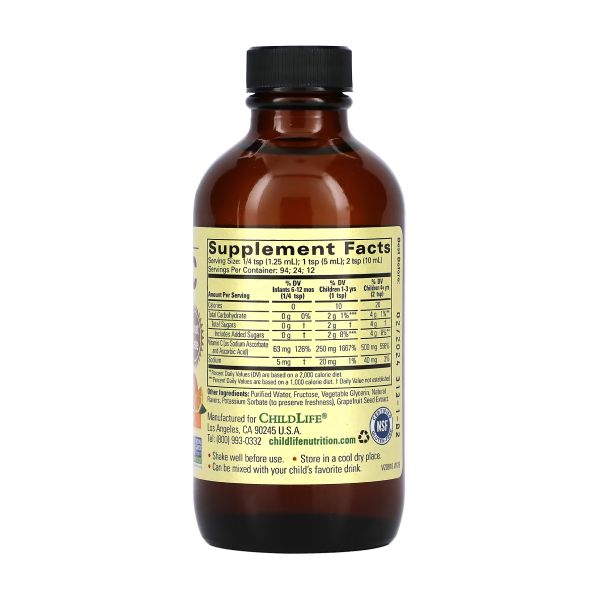Vitamin C (Liquid) Orange - 118 мл.