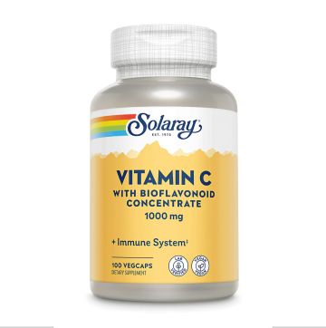 Vitamin C with Rose Hips, Acerola & Bioflavonoids 1000mg - 100 капсул