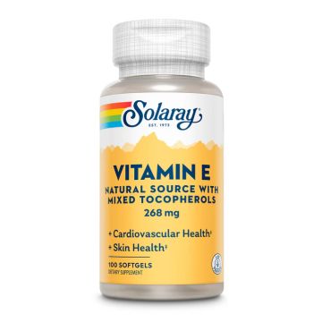 Vitamin E d-Alpha Tocopherol 268mg - 100 м’яких капсул